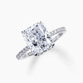 CRUSHED ICE RADIANT CUT RING