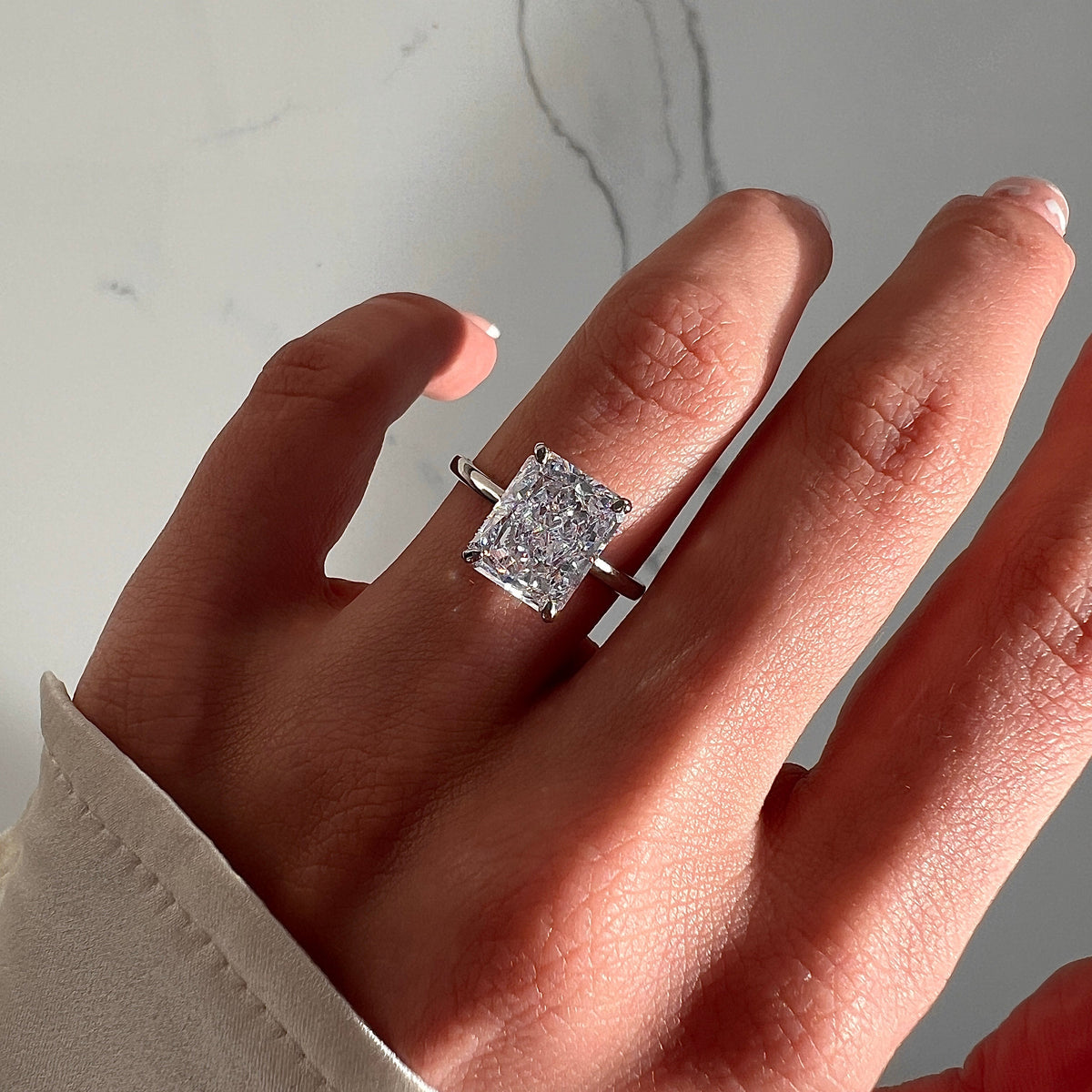RADIANT CUT RING